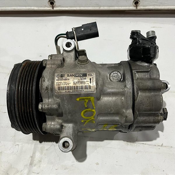 COMPRESSOR AC VOLKSWAGEN SAVEIRO FOX MSI 2017 CODIGO VOLKSWAGEN 5U0820803F