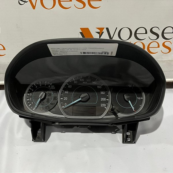 PAINEL INSTRUMENTOS FORD KA SE 1.0 2020 MANUAL CODIGO FORD J7BT10849BG