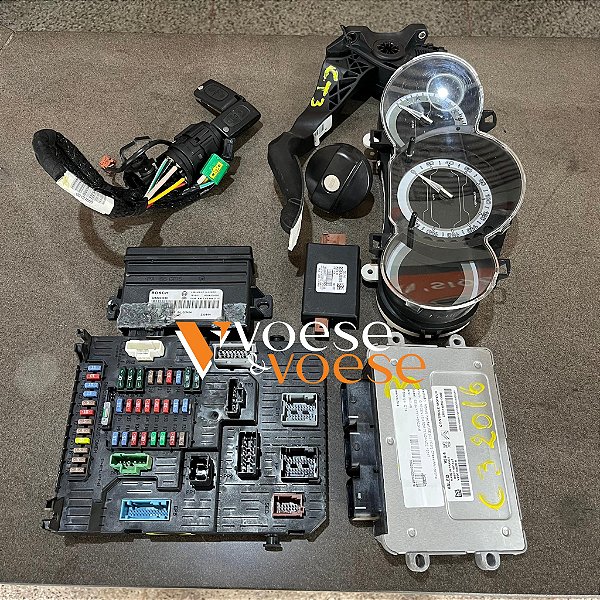 KIT CODE MÓDULO CITROEN C3 TENDANCE 1.5 8V 2016 MANUAL