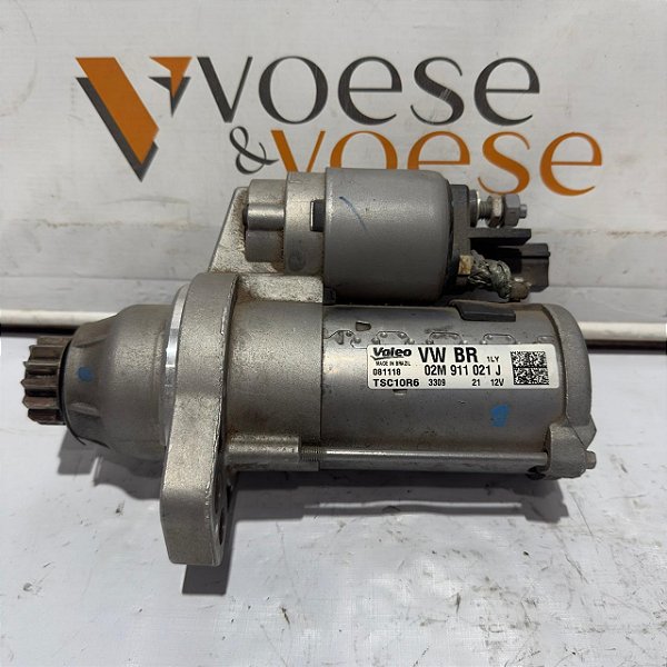 MOTOR ARRANQUE VOLKSWAGEN VIRTUS MSI 1.6 16V 2019 CODIGO VOLKSWAGEN 02M911021J