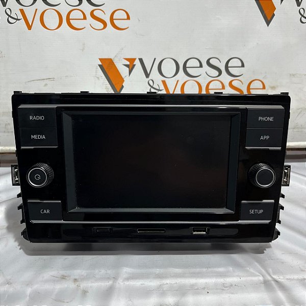 RÁDIO MULTIMIDIA VOLKSWAGEN T-CROSS 2020 ORIGINAL