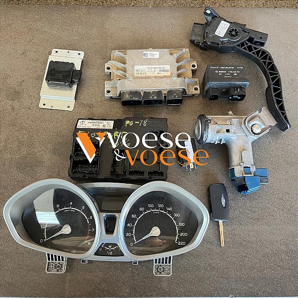 KIT CODE MÓDULO FORD ECOSPORT SE 1.6 16V 2017 AUTOMATICO