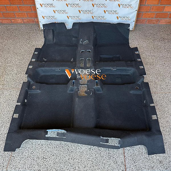 CARPETE ASSOALHO NISSAN KICKS 2020 COR PRETO