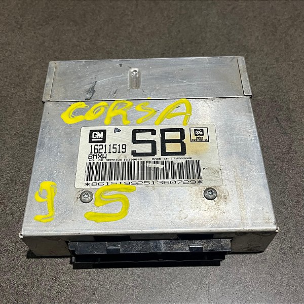 MÓDULO INJEÇÃO CHEVROLET CORSA WIND 1995 CODIGO GM 16211519 SB