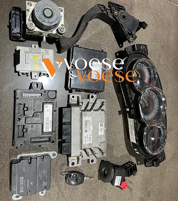 KIT CODE MÓDULO RENAULT LOGAN 1.6 8V 106CV 2015 MANUAL