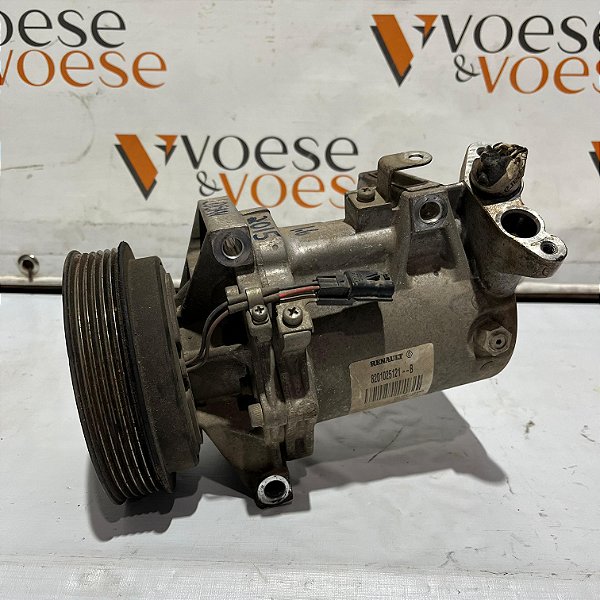 COMPRESSOR AC RENAULT LOGAN SANDERO 1.6 2016 CODIGO RENAULT 8201025121B