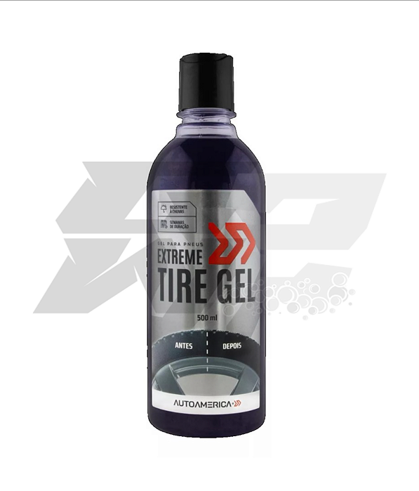 EXTREME TIRE GEL - GEL PARA PNEUS 473ml PRETINHO- AUTOAMERICA