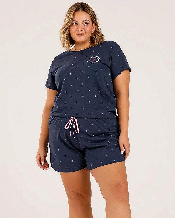 SHORT DOLL MANGA CURTA PLUS SIZE - 13817