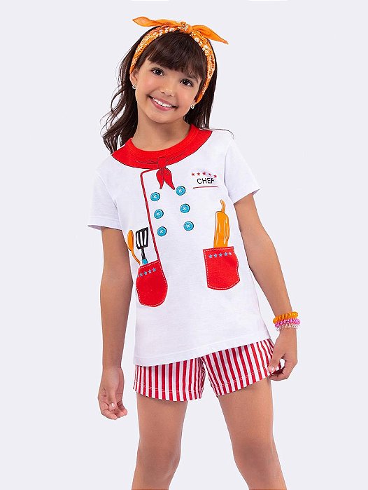SHORT DOLL INFANTIL MINI CHEF