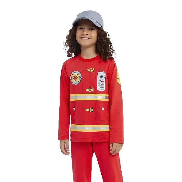 PIJAMA LONGO BOMBEIRO
