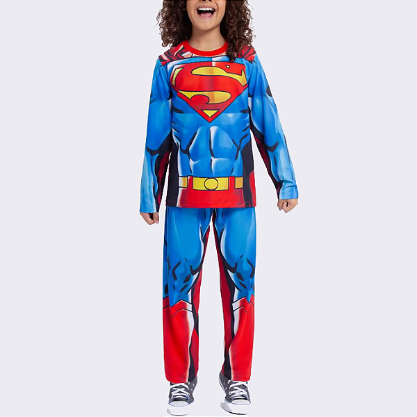 PIJAMA LONGO SUPER HOMEM