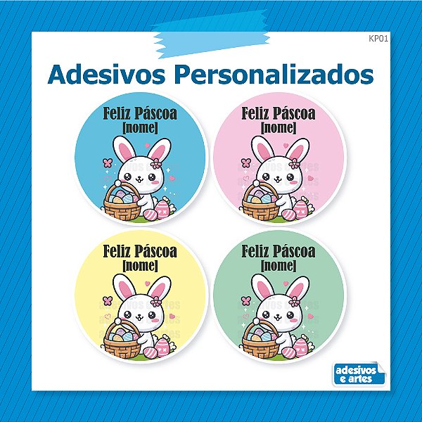 Adesivo Feliz Páscoa