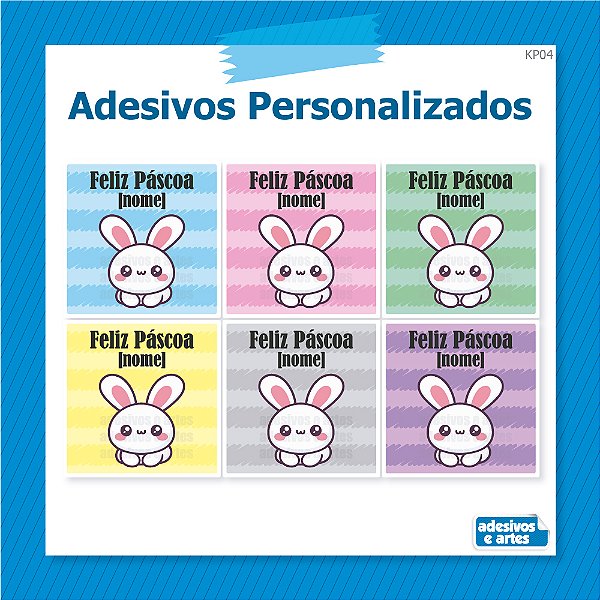 Adesivo Feliz Páscoa