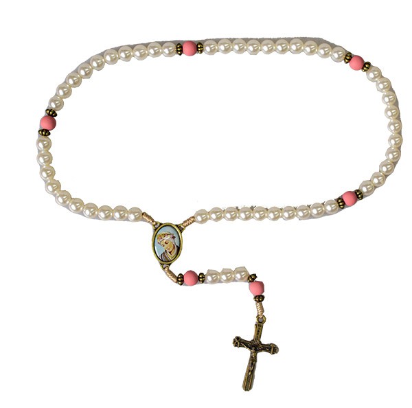 Terço Perola Nsra Salette personalizado