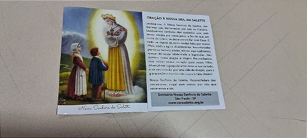 Pacote de orações á Nossa Senhora da Salette
