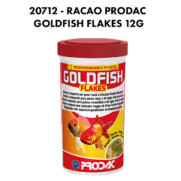 RACAO PRODAC GOLDFISH FLAKES 32G
