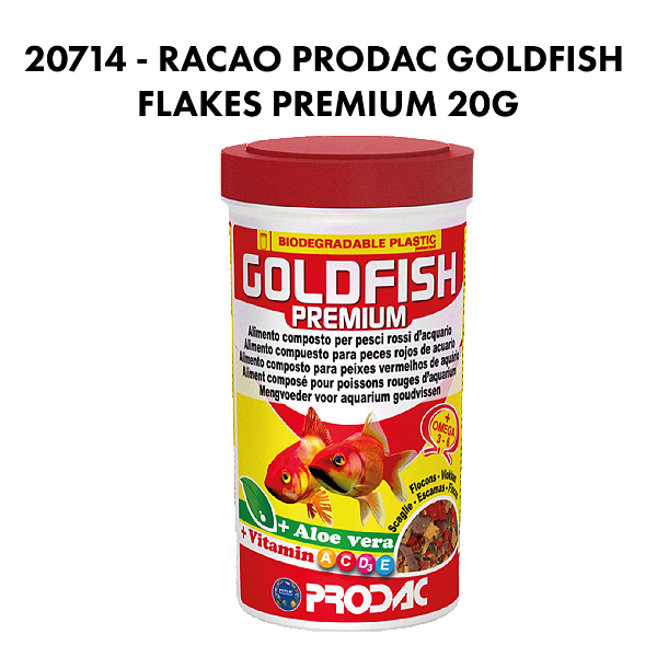 RACAO PRODAC GOLDFISH FLAKES PREMIUM 50G
