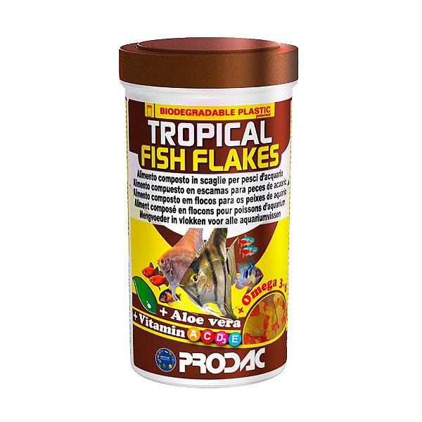 RACAO PRODAC TROPICAL FISH FLAKES 200G