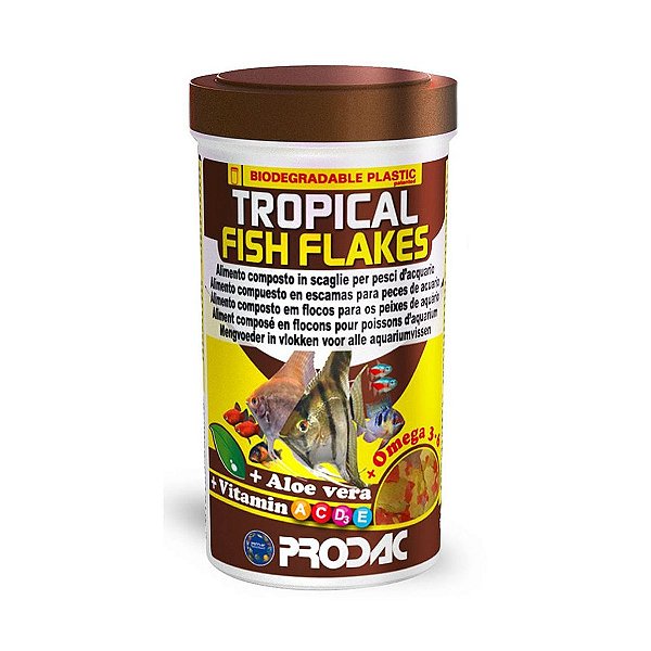 RACAO PRODAC TROPICAL FISH FLAKES  20G