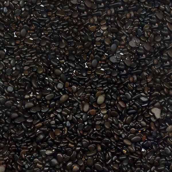 SUBSTRATO SOMA NATURAL GRAVEL PEBBLE BLACK (3-5MM) - 1KG