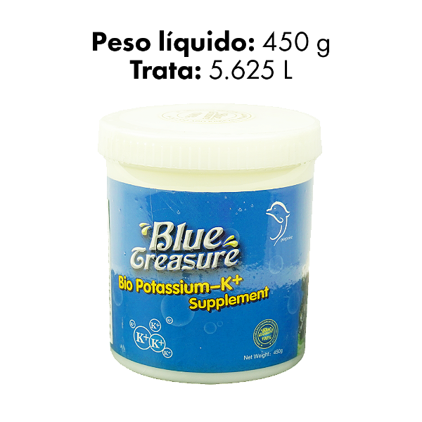 SUPLEMENTO BLUE TREASURE POTASSIO 450G