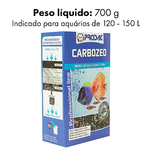CARVAO ATIVADO + ZEOLITO PRODAC CARBOZEO 700G