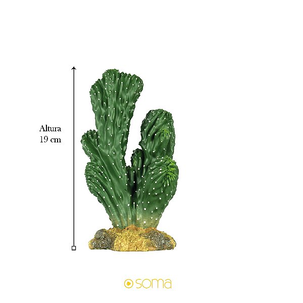 ENFEITE DE RESINA SOMA PLANTA CACTUS 116
