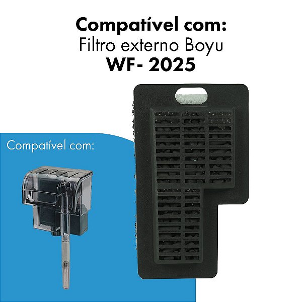 REFIL FILTRO EXT BOYU WF-2025