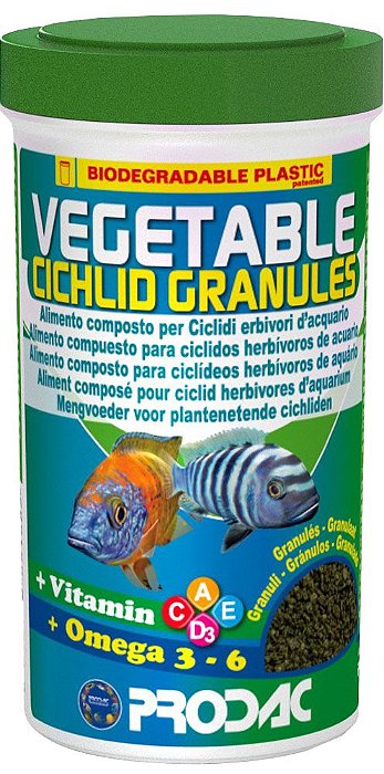 RACAO PRODAC VEGETABLE CICHLID GRANULES 100G