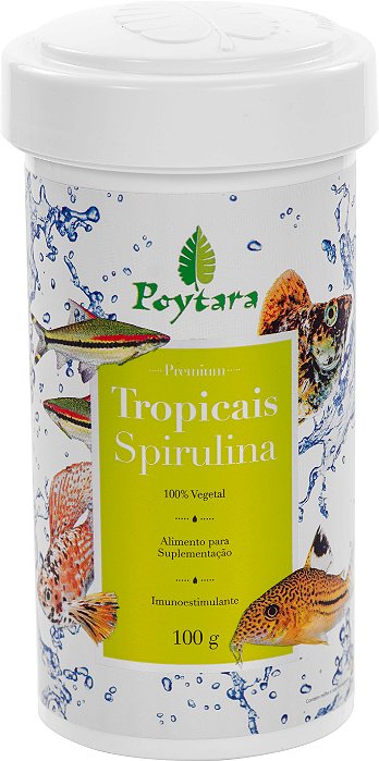RACAO POYTARA SPIRULINA 100G