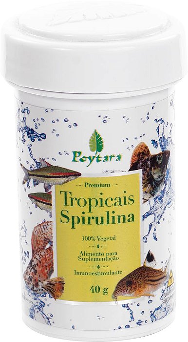 RACAO POYTARA SPIRULINA  40G