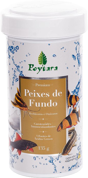RACAO POYTARA PEIXES DE FUNDO 135G