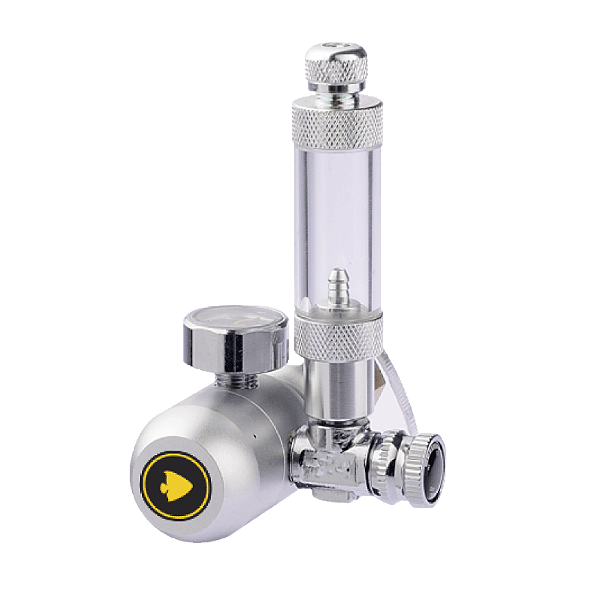REGULADOR DE CO2 SOMA TOOL - 1 MANOMETRO+ 1 CONTA BOLHAS (PRATA)