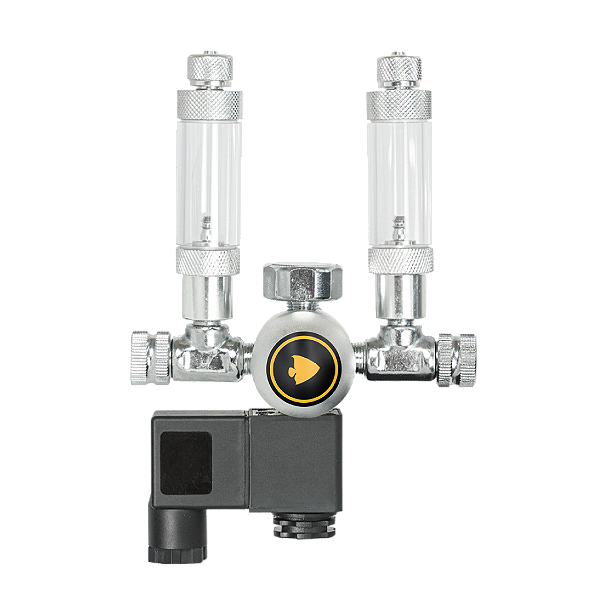 REGULADOR DE CO2 SOMA TOOL - 1 MANOMETRO+2 CONTA BOLHAS+SOLENOIDE 220V