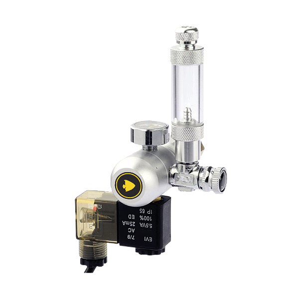 REGULADOR DE CO2 SOMA TOOL - 2 MANOMETROS+CONTA BOLHAS+SOLENOIDE 220V