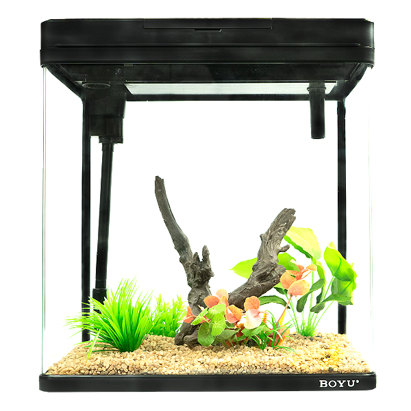 AQUARIO CURVO BOYU MS-520 45L PRETO 220V