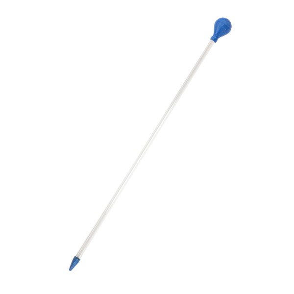 ALIMENTADOR DE CORAIS SOMA PIPETA 40CM COM PERA GRANDE (AZUL)