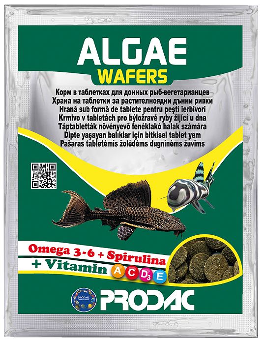 RACAO PRODAC TROPICAL ALGAE WAFERS   8G (SACHE)