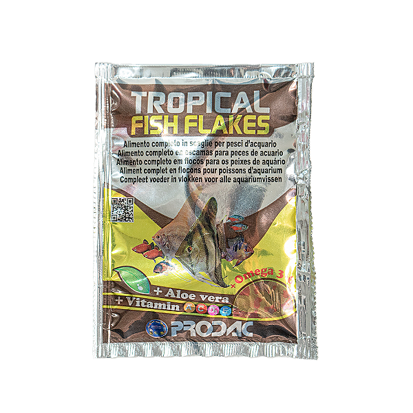 RACAO PRODAC TROPICAL FISH FLAKES    4G (SACHE)