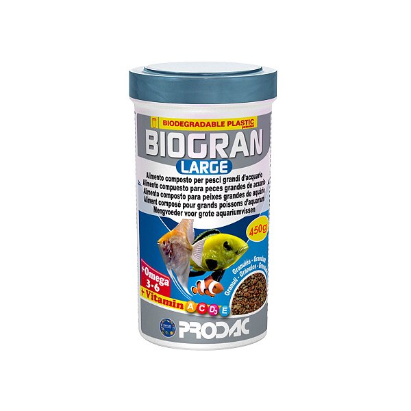 RACAO PRODAC TROPICAL GRANULES G (BIOGRAN LARGE) 450G