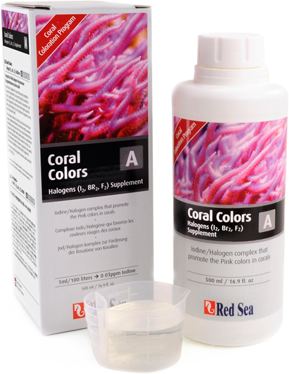 SUPLEMENTO RED SEA RCP TRACE-COLORS IODINE+ (COLORS A) - 500ML