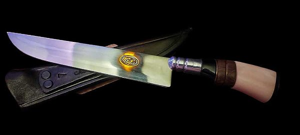 Faca tradicional Inox 420, 7”