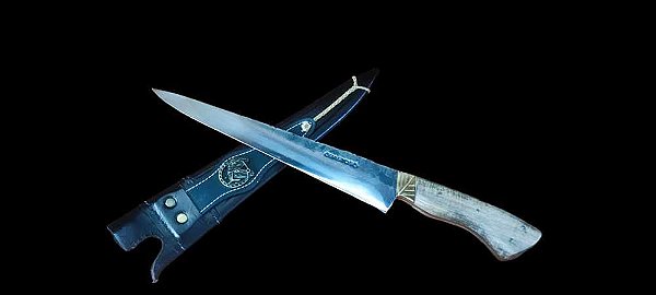 Faca Artesanal Javalizeira em Aço Carbono 1070 10”