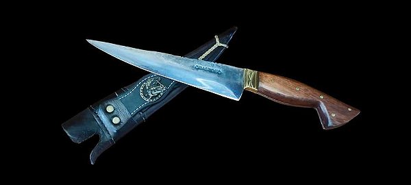 Faca Artesanal Javalizeira em Aço Carbono 1070 8”