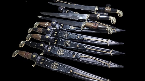 Faca Artesanal Baioneta Aço 1070 8”