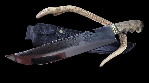 Punhal Bowie 12” aço carbono 1070