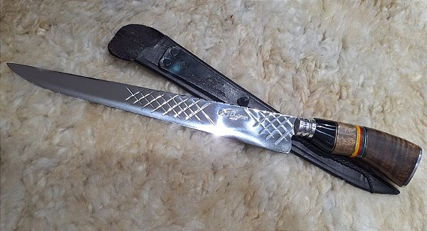 Faca em aço Inox 12"