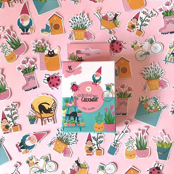 Adesivo na Caixinha - Meu Jardim