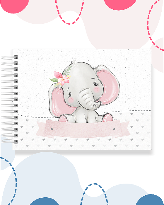 Coleção Eternize Memórias - Elefantinho Rosa