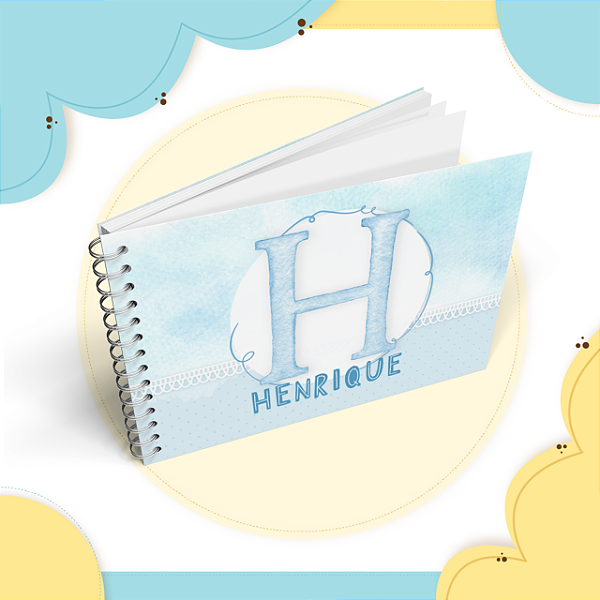 Coleção Maternidade 2.0 - Neutro Alfabeto Azul